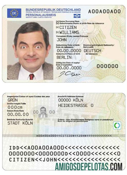 Baixável Germany ID modelo (2021 – Present)